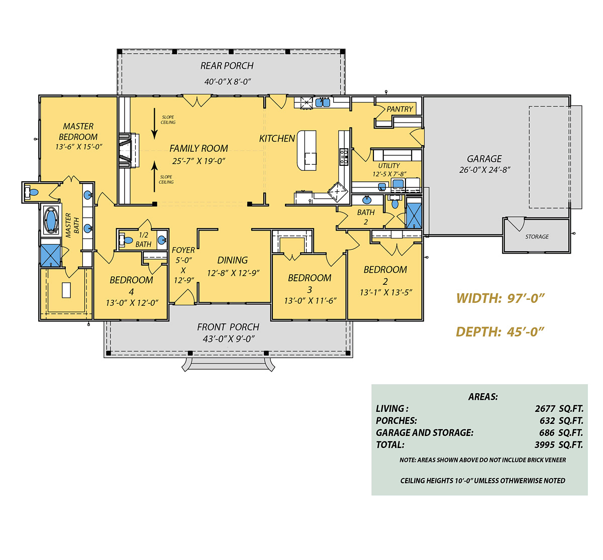 Front Entry Garage Floor Plans