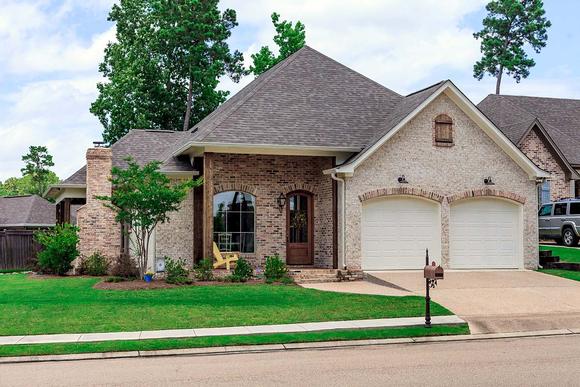 European, French Country, Traditional House Plan 74639 with 3 Beds, 2 Baths, 2 Car Garage