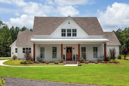 Country Farmhouse Traditional Elevation of Plan 74641