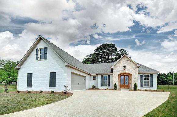 French Country House Plan 74642 with 3 Beds, 2 Baths, 2 Car Garage Elevation