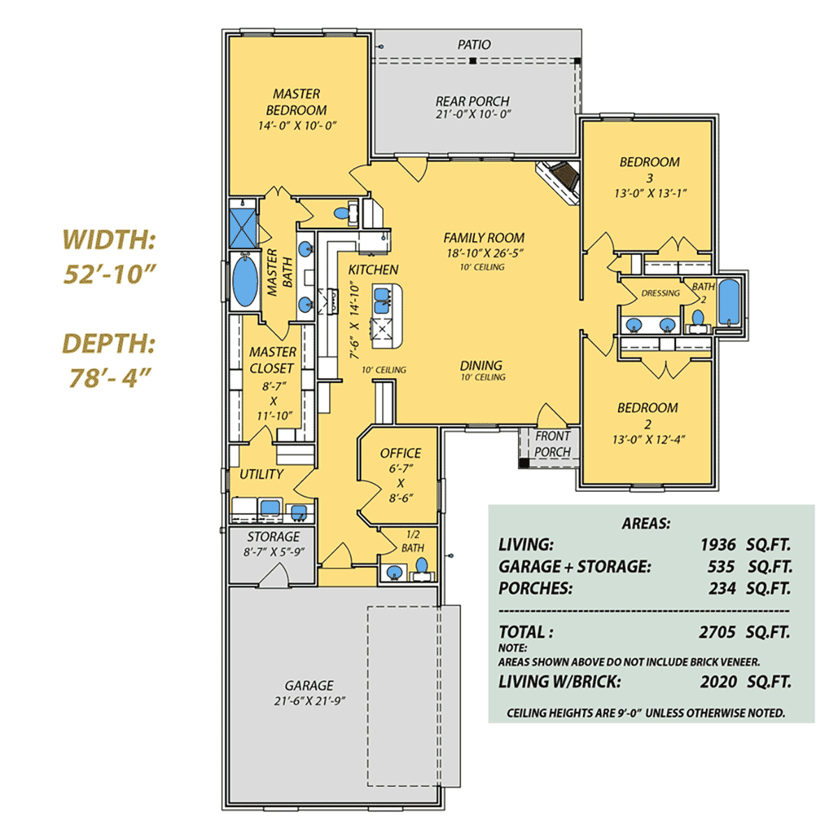 Traditional Level One of Plan 74677