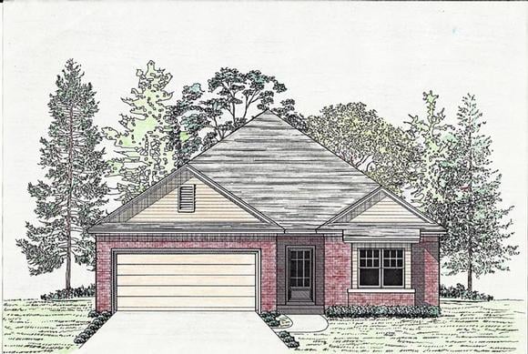 House Plan 74700 Elevation