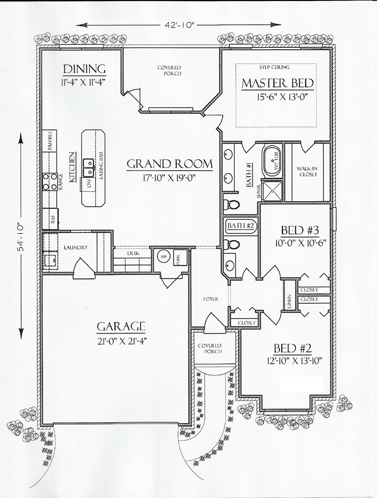 Cottage Country European Level One of Plan 74701