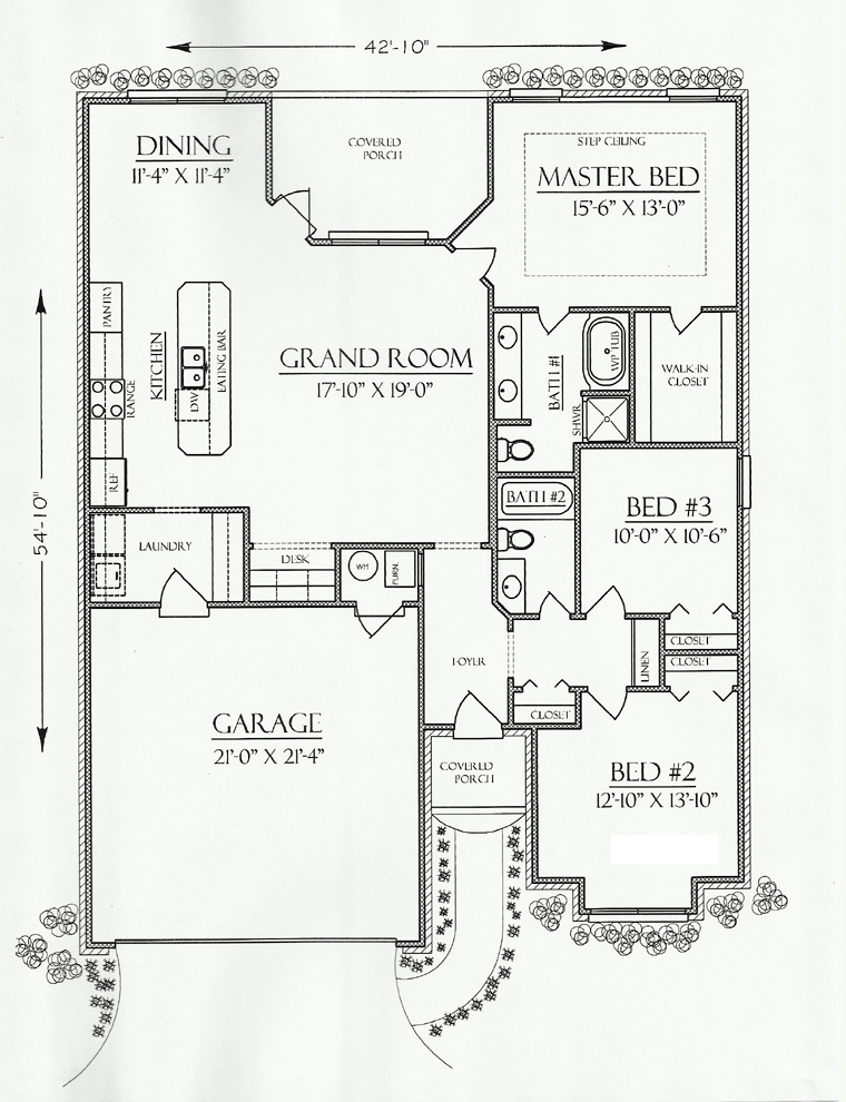 Cottage Country European Level One of Plan 74702