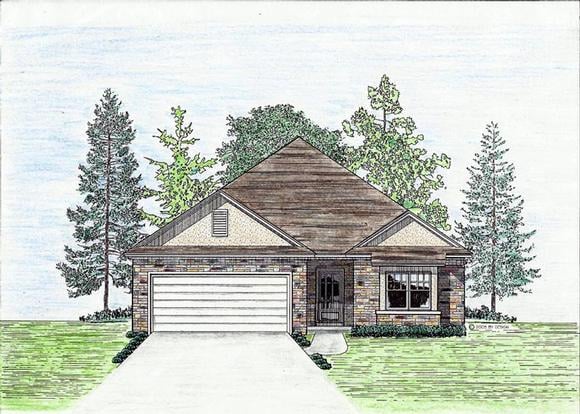 House Plan 74702 Elevation