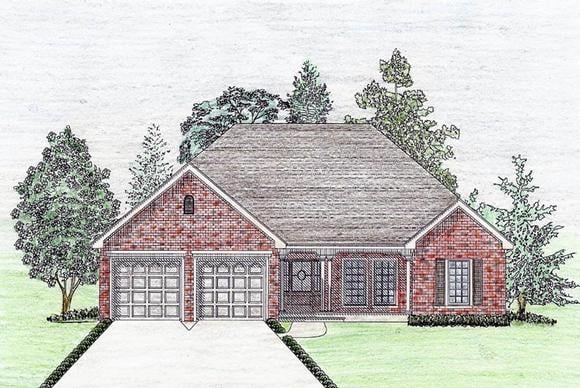 House Plan 74718 Elevation