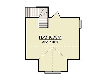 House Plan 74770 Second Level Plan