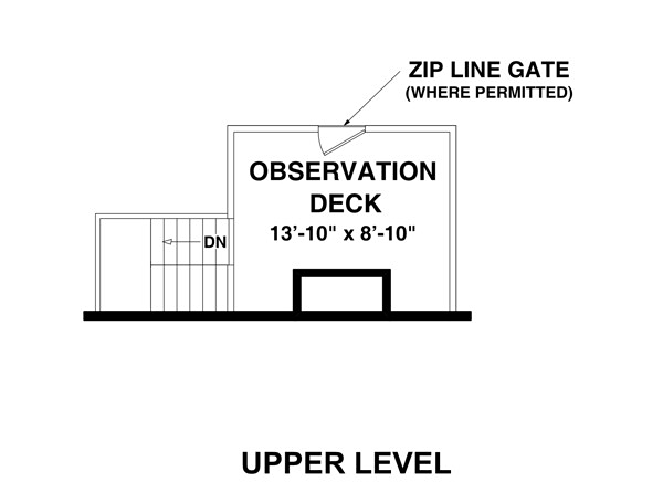 Craftsman Alternate Level Two of Plan 74841