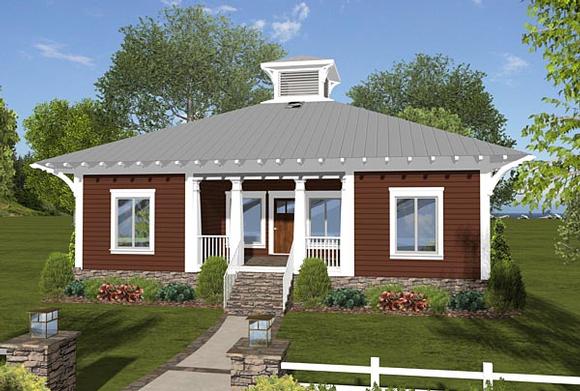 House Plan 74844 Elevation