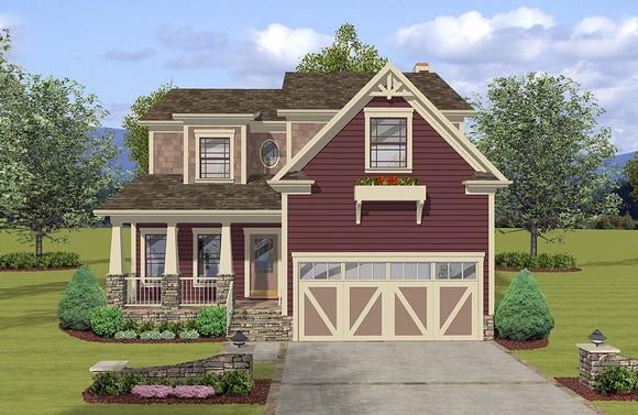 House Plan 74869 Elevation