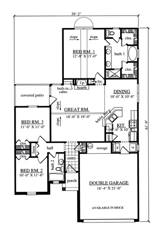 Traditional Level One of Plan 75043