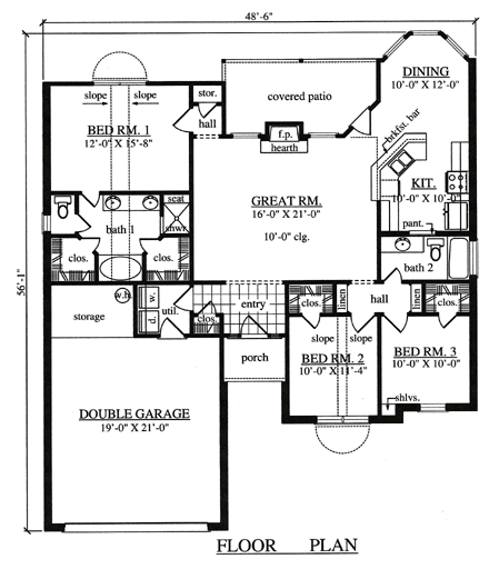 Traditional Level One of Plan 75053