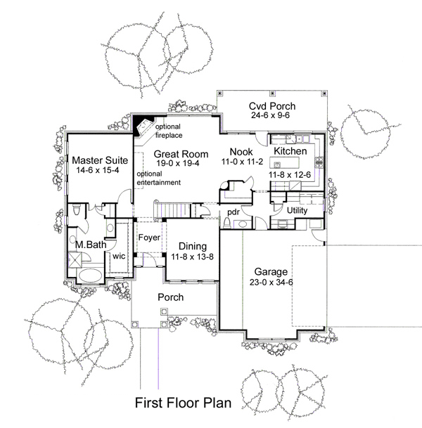 Contemporary European Modern Level One of Plan 75104