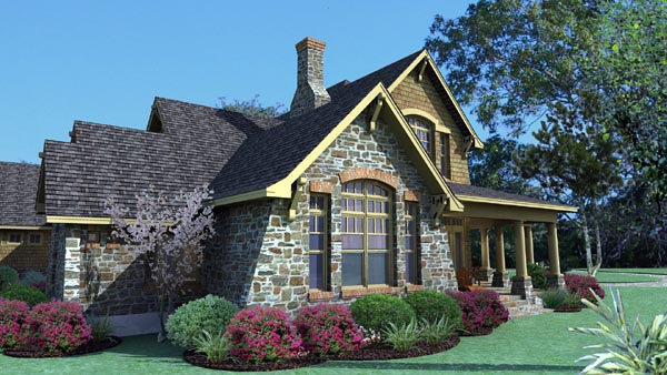 Country, Craftsman, Tuscan Plan with 2552 Sq. Ft., 3 Bedrooms, 3 Bathrooms, 2 Car Garage Picture 7