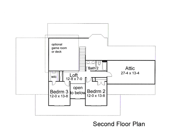 Coastal Contemporary Modern Level Two of Plan 75112