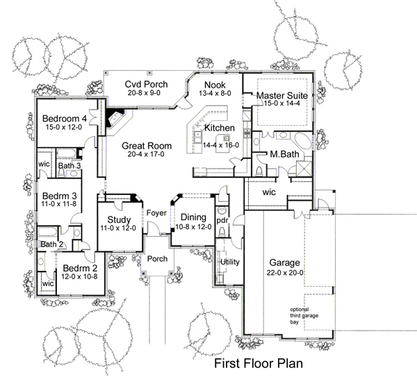 Colonial Traditional Level One of Plan 75118