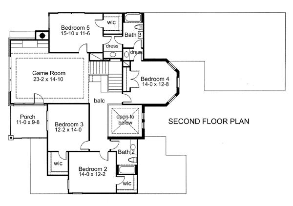 Contemporary Florida Mediterranean Level Two of Plan 75127