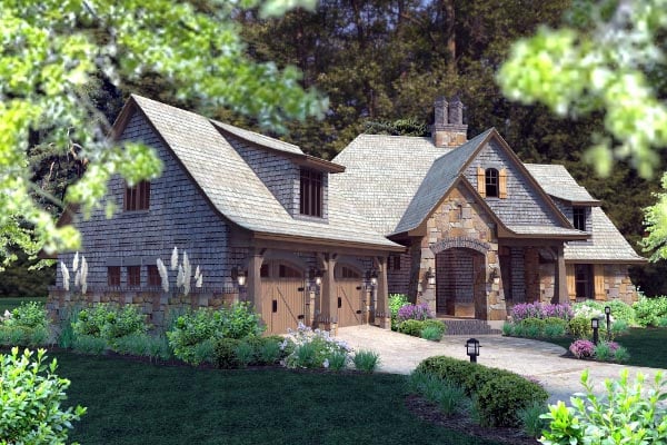 Cottage, Craftsman, Tuscan Plan with 2482 Sq. Ft., 4 Bedrooms, 4 Bathrooms, 2 Car Garage Picture 31