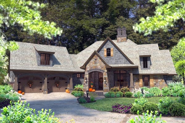 Cottage, Craftsman, Tuscan Plan with 2482 Sq. Ft., 4 Bedrooms, 4 Bathrooms, 2 Car Garage Picture 33