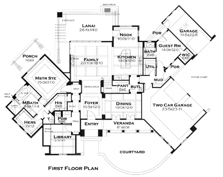 First Level Plan