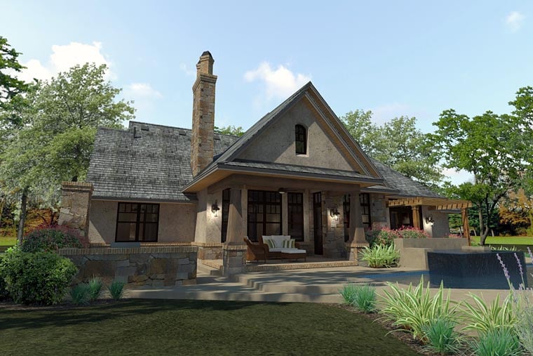 Craftsman, Traditional, Tuscan Plan with 2397 Sq. Ft., 3 Bedrooms, 3 Bathrooms, 2 Car Garage Picture 4