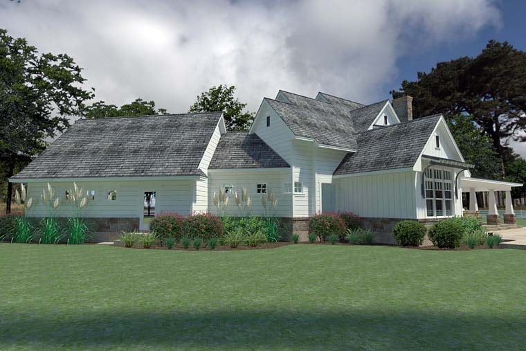 Country, Farmhouse, Southern Plan with 2396 Sq. Ft., 3 Bedrooms, 3 Bathrooms, 2 Car Garage Picture 6