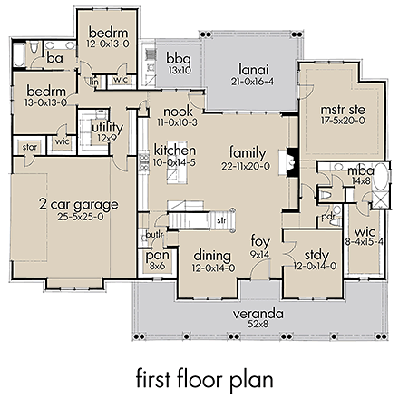 First Level Plan