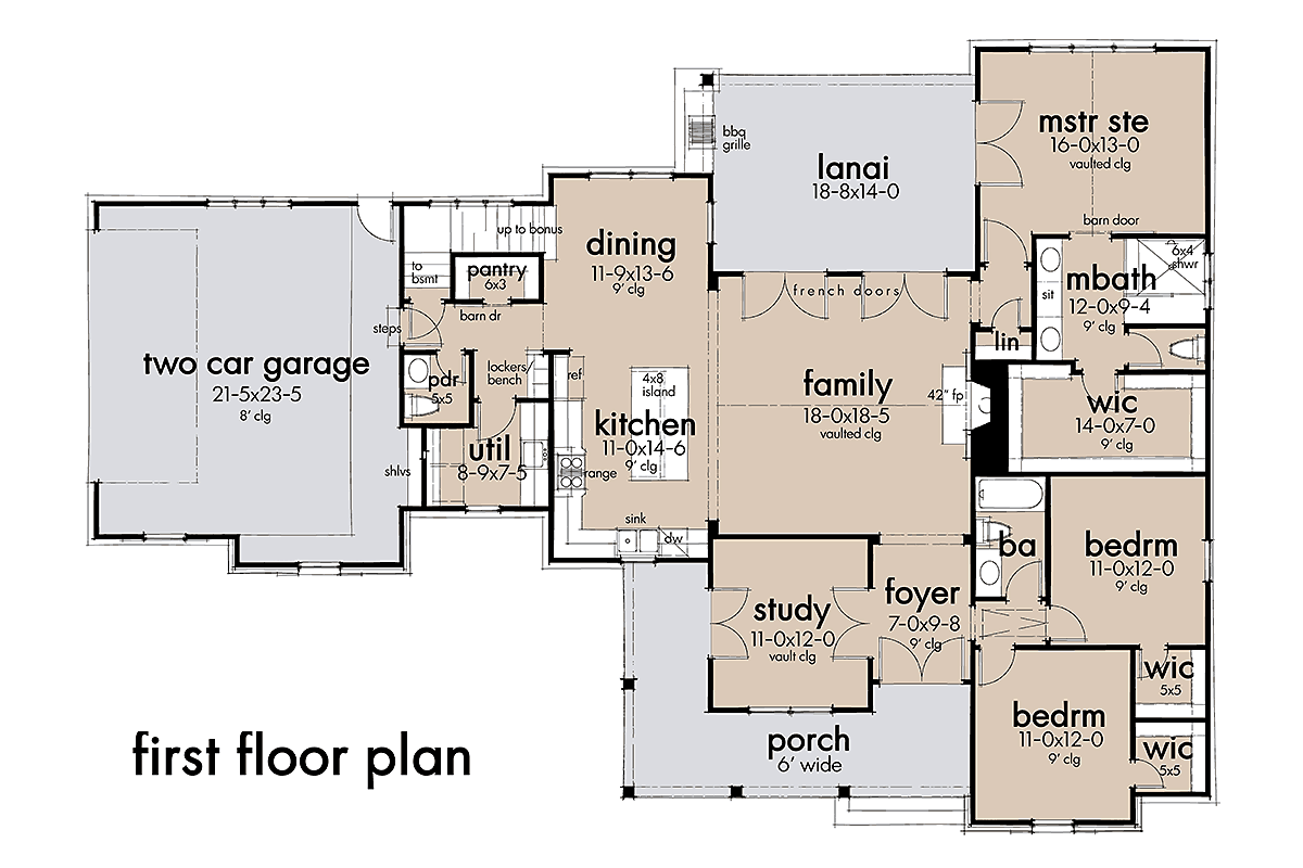 3 Bedroom Home Plans Family Home Plans