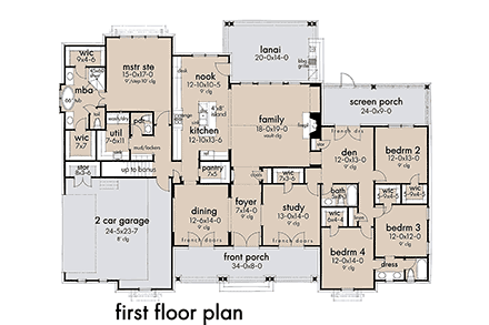 First Level Plan