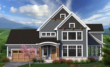 House Plan 75218 Elevation