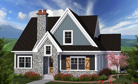 Cottage Traditional Elevation of Plan 75222