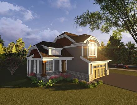 Bungalow Cottage Craftsman Elevation of Plan 75230