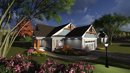 Bungalow Cottage Craftsman Elevation of Plan 75235