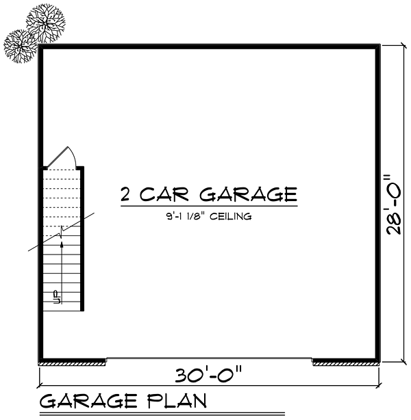 Cottage Country Craftsman Level One of Plan 75251