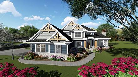 Bungalow Cottage Craftsman Elevation of Plan 75269