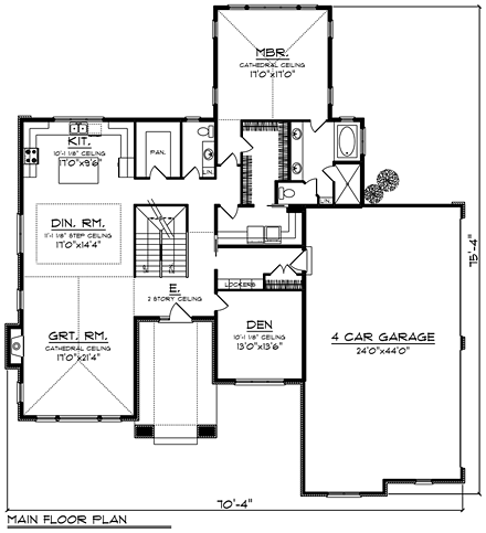 First Level Plan