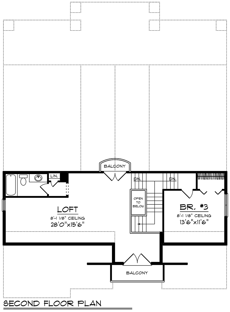 Cottage Country Craftsman Southern Level Two of Plan 75276