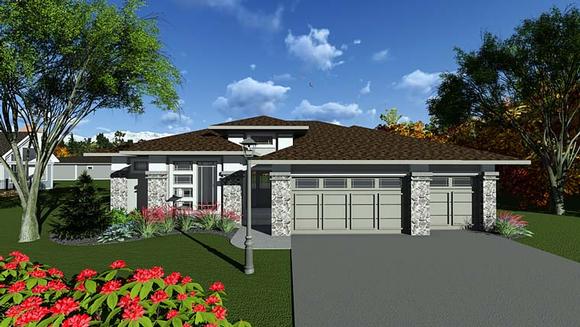 House Plan 75291 Elevation