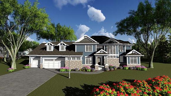 House Plan 75407 Elevation