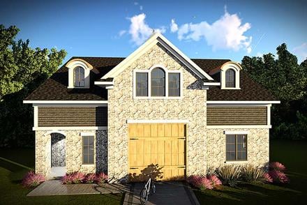 Garage Plan 75422 - 2 Car Garage Elevation