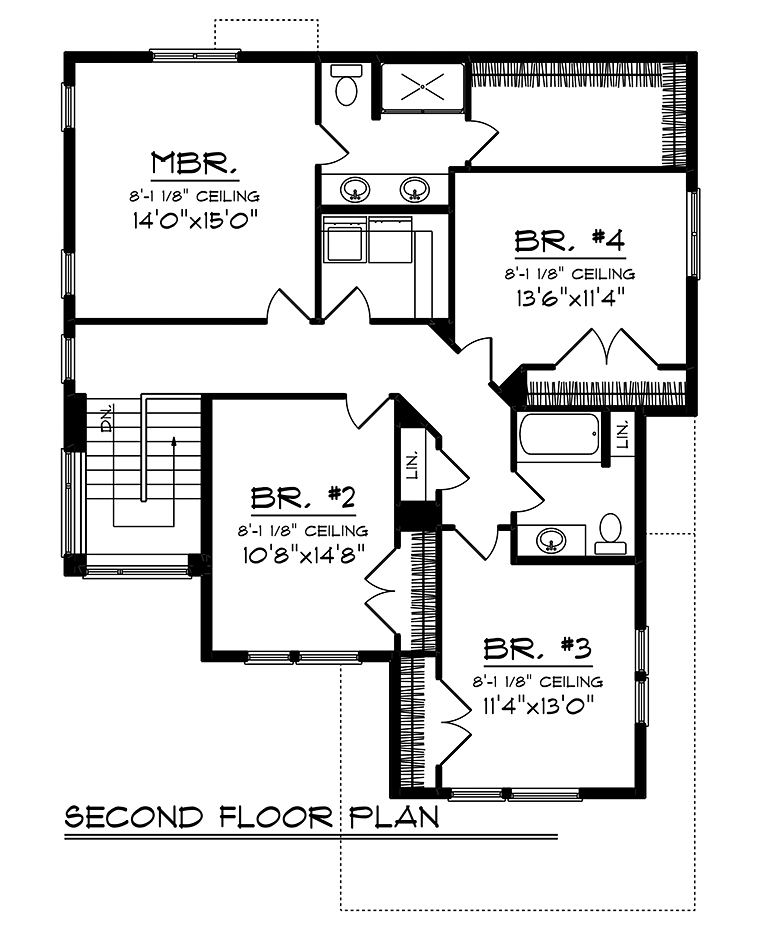 Modern Level Two of Plan 75436