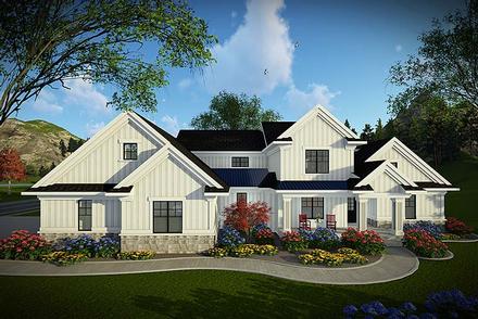 Country Farmhouse Elevation of Plan 75440