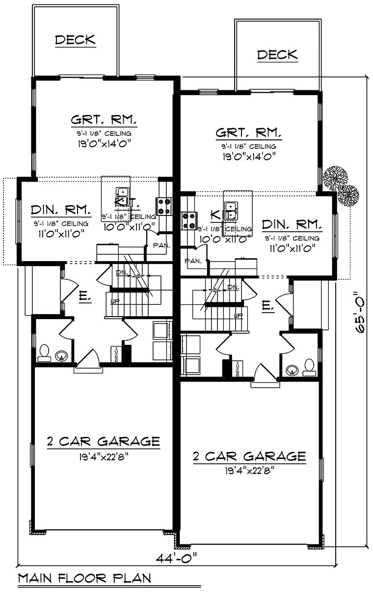 Traditional Level One of Plan 75444