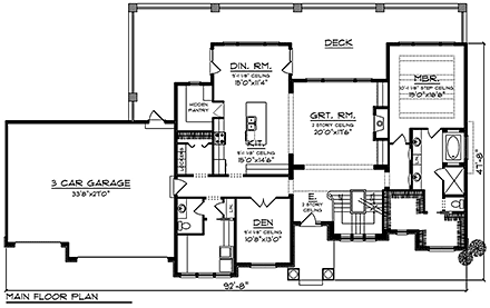 First Level Plan