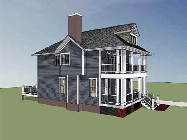 Colonial, Southern Plan with 1698 Sq. Ft., 3 Bedrooms, 3 Bathrooms Picture 3