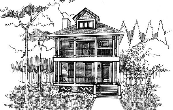 Colonial, Southern Plan with 1698 Sq. Ft., 3 Bedrooms, 3 Bathrooms Picture 4