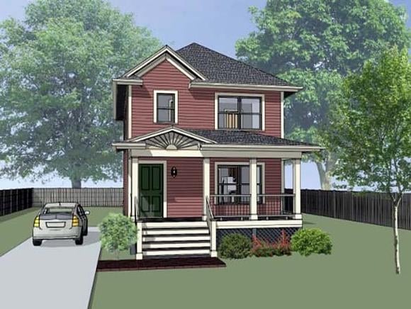 House Plan 75519 Elevation