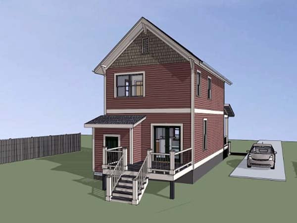 Colonial, Southern Plan with 1042 Sq. Ft., 2 Bedrooms, 3 Bathrooms Picture 3