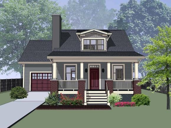 House Plan 75535 Elevation