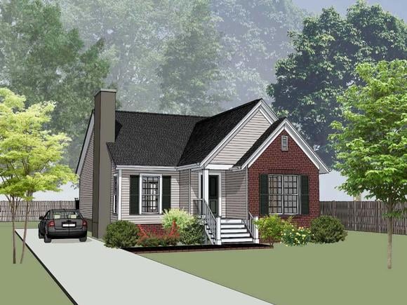 House Plan 75538 Elevation